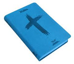 Biblia Reina Valera Contemporánea mediana imitación piel letra grande agua marina 11P
