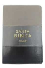 Biblia Reina Valera 2020 manual sentipiel letra grande tricolor negro 12P PJR