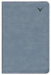 Biblia Estudio NBLA Leathersoft gris interior a dos colores con índice