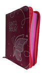 Biblia Reina Valera 60 bolsillo fucsia QR con cierre PJR