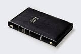 Biblia NBLA Ultra fina negro manual imitación piel con cierre 10P