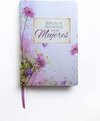 Biblia Reina Valera 60 de promesas floral rosa imitación piel letra gigante, índice y cierre 13 pts