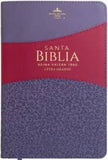 Biblia Reina Valera 60 clásica manual bitono lila morado imitación piel 12.5P PJR