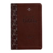 Biblia Reina Valera 60 Corinto café letra grande imitación piel 14P