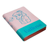 Biblia TLA valiosa letra grande rosa verde 12P PJR