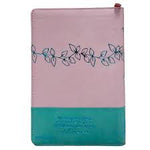 Biblia TLA valiosa letra grande rosa verde 12P PJR