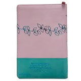 Biblia TLA valiosa letra grande rosa verde 12P PJR