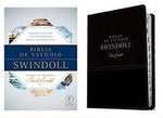 Biblia NTV sentipiel de estudio Swindoll negro con índice