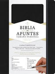 Biblia Reina Valera 60 Apuntes manual tamaño personal tapa dura negro 8.5P