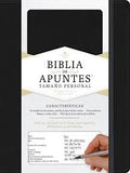 Biblia Reina Valera 60 Apuntes manual tamaño personal tapa dura negro 8.5P