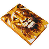 Biblia Reina Valera 60 mediana letra grande semiflexible león dorado 12P PJR