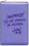 Biblia NVI texto revisado 2022 Ultra fina imitación piel azul lavanda con índice