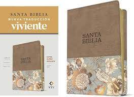 Biblia NTV letra super gigante beige