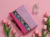 Biblia Reina Valera 60 Héroes bitono rosa/rosa manual imitación piel con cierre 12.5P