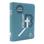 Biblia Reina Valera 60 chica imitación piel café letra grande DRG 9P