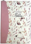 Biblia Reina Valera 60 Maravilla mariposas rosa imitación piel, cierre, índice, letra gigante 15P PJR