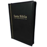 Biblia Reina Valera 60 imitación piel letra súper gigante negra índice y cierre 19P PJR