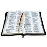 Biblia Reina Valera 60 imitación piel letra súper gigante negra índice y cierre 19P PJR