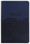 Biblia Reina Valera Contemporánea mediana letra grande imitación piel azul 11P
