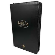 Biblia Reina Valera 60 Clásica negra imitación piel, cierre, índice, manual 12.5P PJR