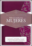 Biblia Reina Valera 60 de estudio para mujeres sentipiel vino tinto y fucsia con índice y concordancia 11P