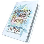 Biblia de estudio Ser Mujer letra grande Reina Valera 60 blanca floral con índice