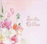 Biblia Reina Valera 60 edición especial rosa con blanco imitación piel manual 12P