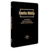 Biblia Reina Valera 1960 mediana fuente de bendiciones imitación piel negra PJR