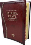 Biblia Reina Valera 60 estudio imitación piel palabra clave marrón índice 9P