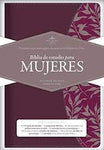 Biblia Reina Valera 60 de estudio para mujeres sentipiel vino tinto/fucsia concordancia 11P