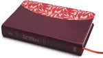 Biblia Reina Valera 60 de estudio para mujeres sentipiel vino tinto/fucsia concordancia 11P