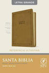 Biblia NTV Edición de referencia sentipiel ultra fina letra grande marrón con índice