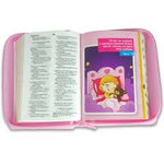 Biblia Reina Valera 60 bolsillo Mi gran viaje rosa imitación piel con cierre e índice 8.5P