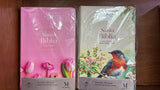 Biblia Reina Valera 60 manual imitación piel supreme flores en rosa canto blanco 12.5P