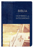 Biblia RVR60 Hombres de integridad piel azul