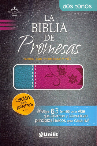 Biblia RVR60 Promesas Juvenil 2 Tonos Mujer