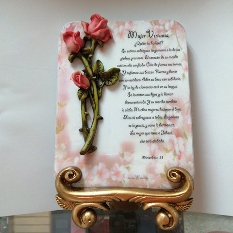 Retablo acabado poliester proverbios 31