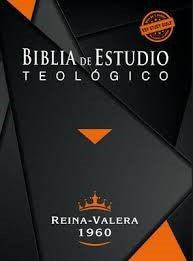 Biblia Reina Valera 60 Estudio teológico piel negro LGEETI-BET