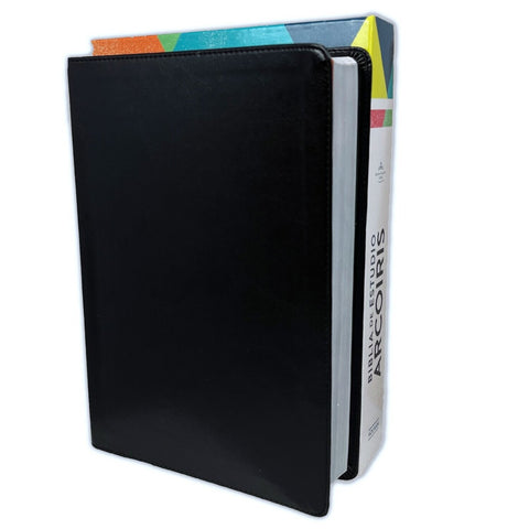 Biblia Reina Valera 60 de estudio arco iris negro SP