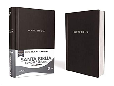 Biblia NBLA congregacional tapa dura negro