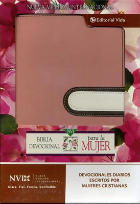B. NVI devocional para la mujer rosa/cafe