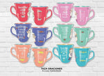 Taza oraciones algodoncitas (6 modelos)