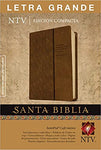 Biblia NTV compacta sentipiel café rustico letra grande