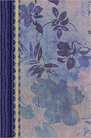 Biblia Reina Valera 60  Estudio para Mujeres, azul floreado tela impresa
