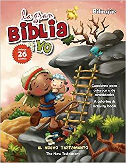 Gran biblia y yo N.T cuaderno para colorear bilingue