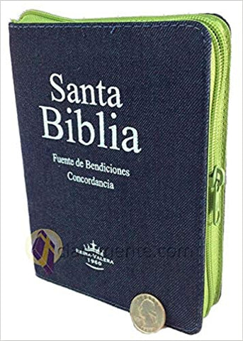 Biblia Reina Valera 60 jean con cierre