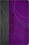 Biblia Reina Valera 60 Promesas edición jóvenes concordancia piel gris purpura