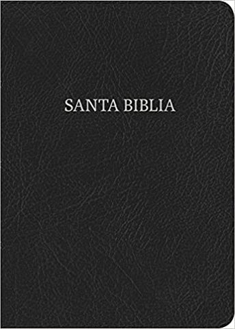 Biblia referencia Reina Valera 60 manual letra grande negro piel fabricada