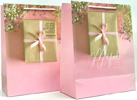 Bolsa de regalo grande mujer virtuosa