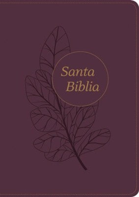 Biblia RVR60, de referencia ultrafina, SentiPiel, Ciruela